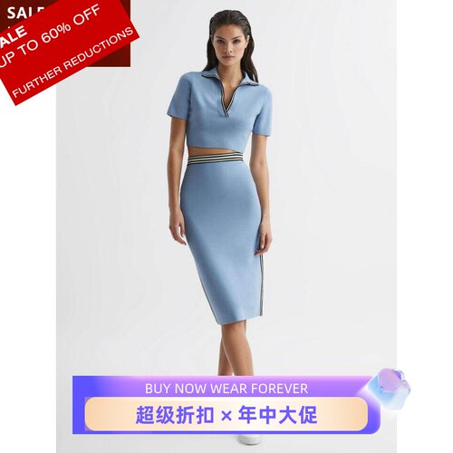 REISS短袖短款POLO衫套装