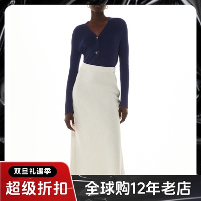 WHISTLES藏蓝开衫简约百搭