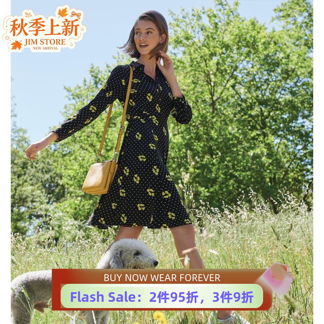 英伦衬衣裙波点波点