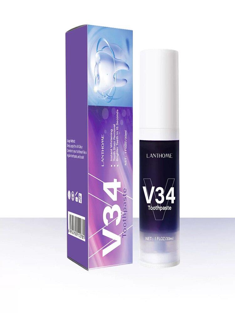Unlock Your Brightest Smile: V34 Purple Whitening Toothpaste Power - Product image 4