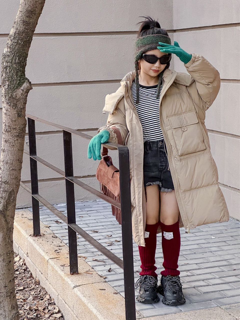 2025新款外套儿童羽绒服韩版中大童女孩男孩中长款连帽白鸭绒外套