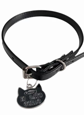 自制小猫甜酷可爱项圈