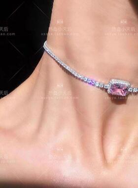 BLIGNBLING NECKLACE @水钻 红黄石 闪钻项链CHOKER