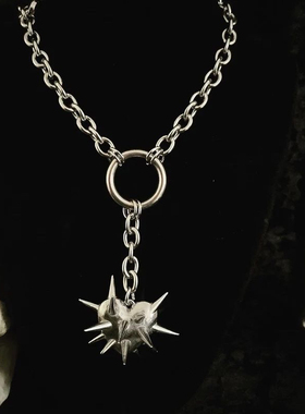 光年之外-原创设计小众爱心高级感气质极简风格项链