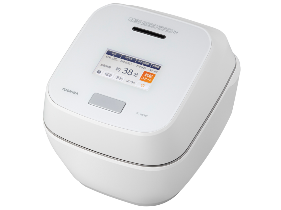 代购日本原装Toshiba/东芝真空压力电饭煲IH RC-10ZWT白色+黑色款