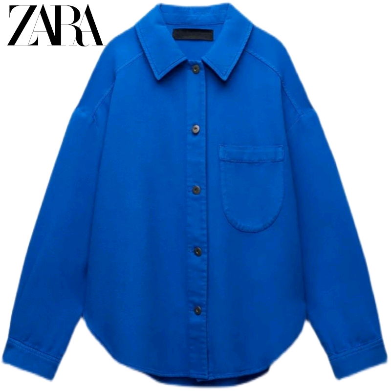Ur Zara cos autumn new product European and American versatile Lapel top cotton jacket jacket female 08218641829