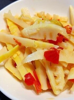 老坛泡酸笋竹笋农家自制酸脆笋泡笋泡竹笋泡菜鲜辣爽口酸辣500g