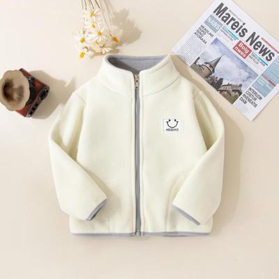 儿童摇粒绒外套男童加绒上衣