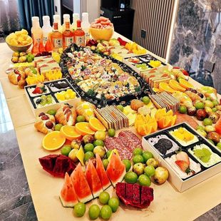 新年聚餐防油牛皮纸一次性桌布漂亮饭下酒菜熟食垫纸大淋膜吸油纸