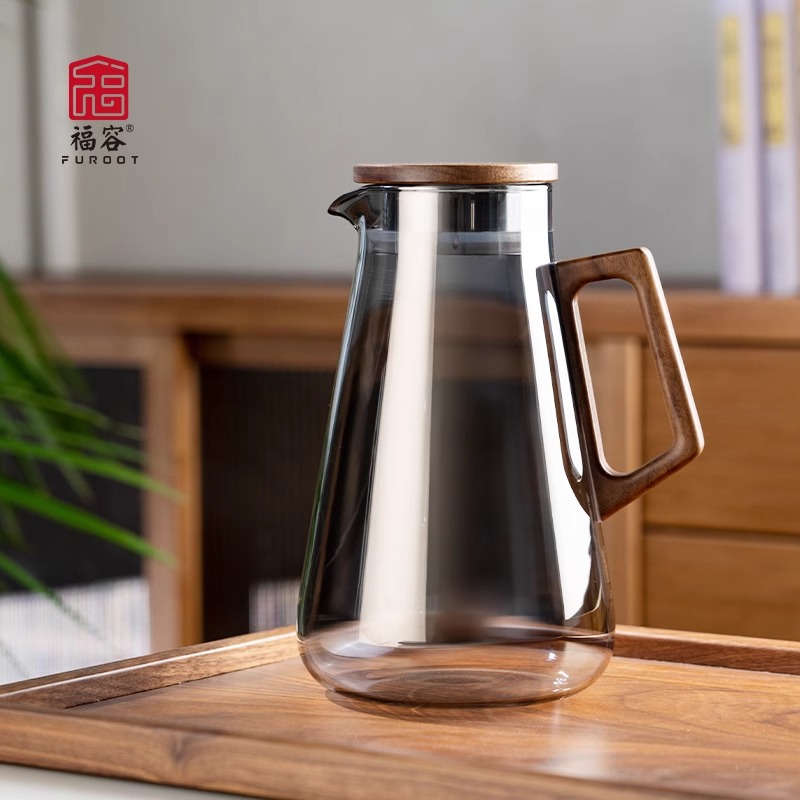 福容进口高硼硅玻璃大容量茶壶