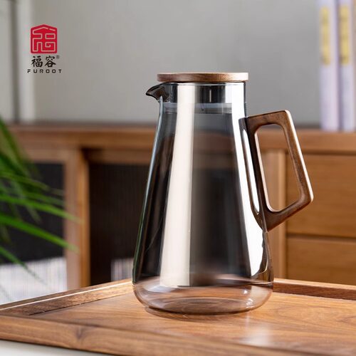 福容进口高硼硅玻璃大容量茶壶