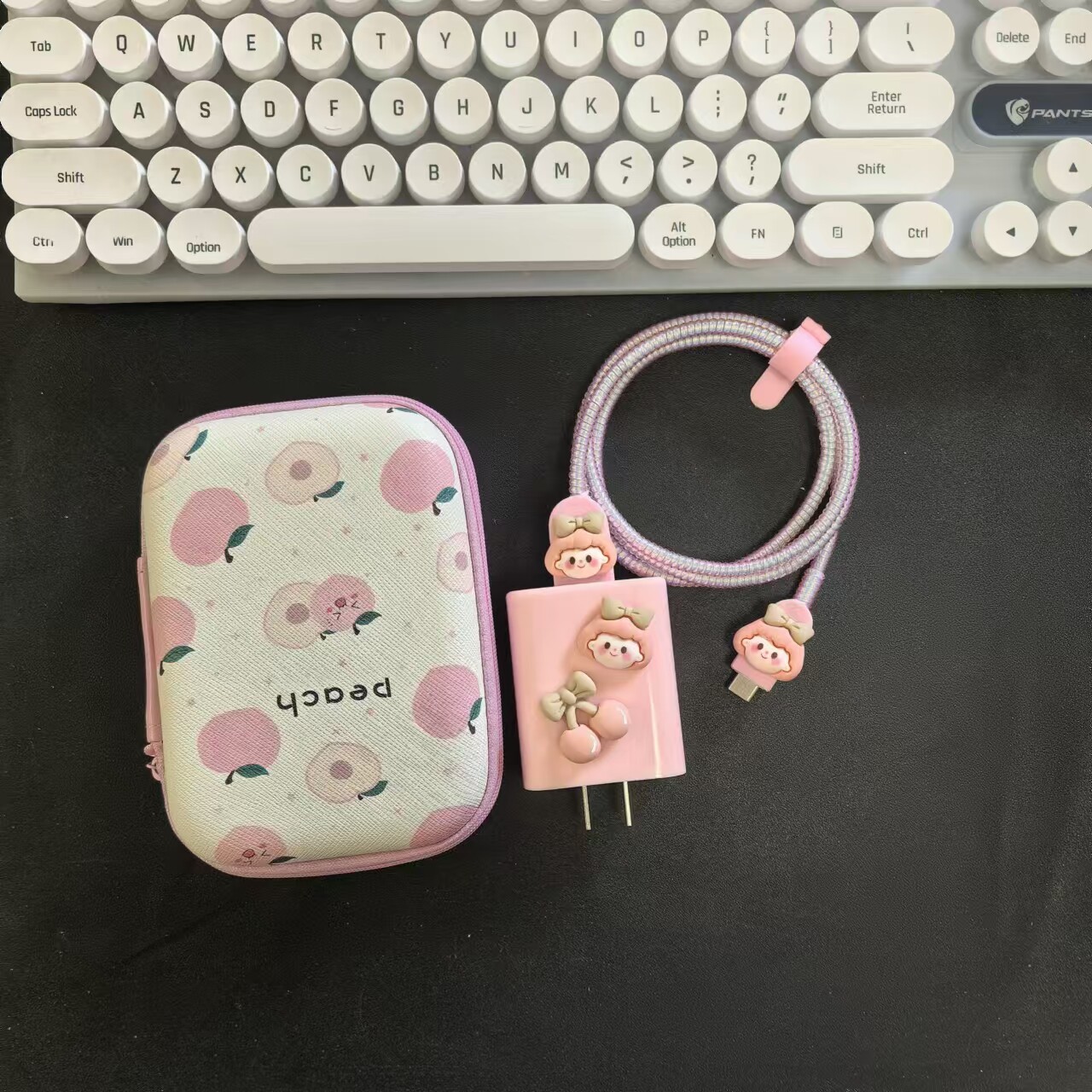 适用华为22.5w18w数据线保护套荣耀9充电器p40 nova4/3软壳play