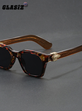欧美方框玳瑁色遮阳防紫外线墨镜