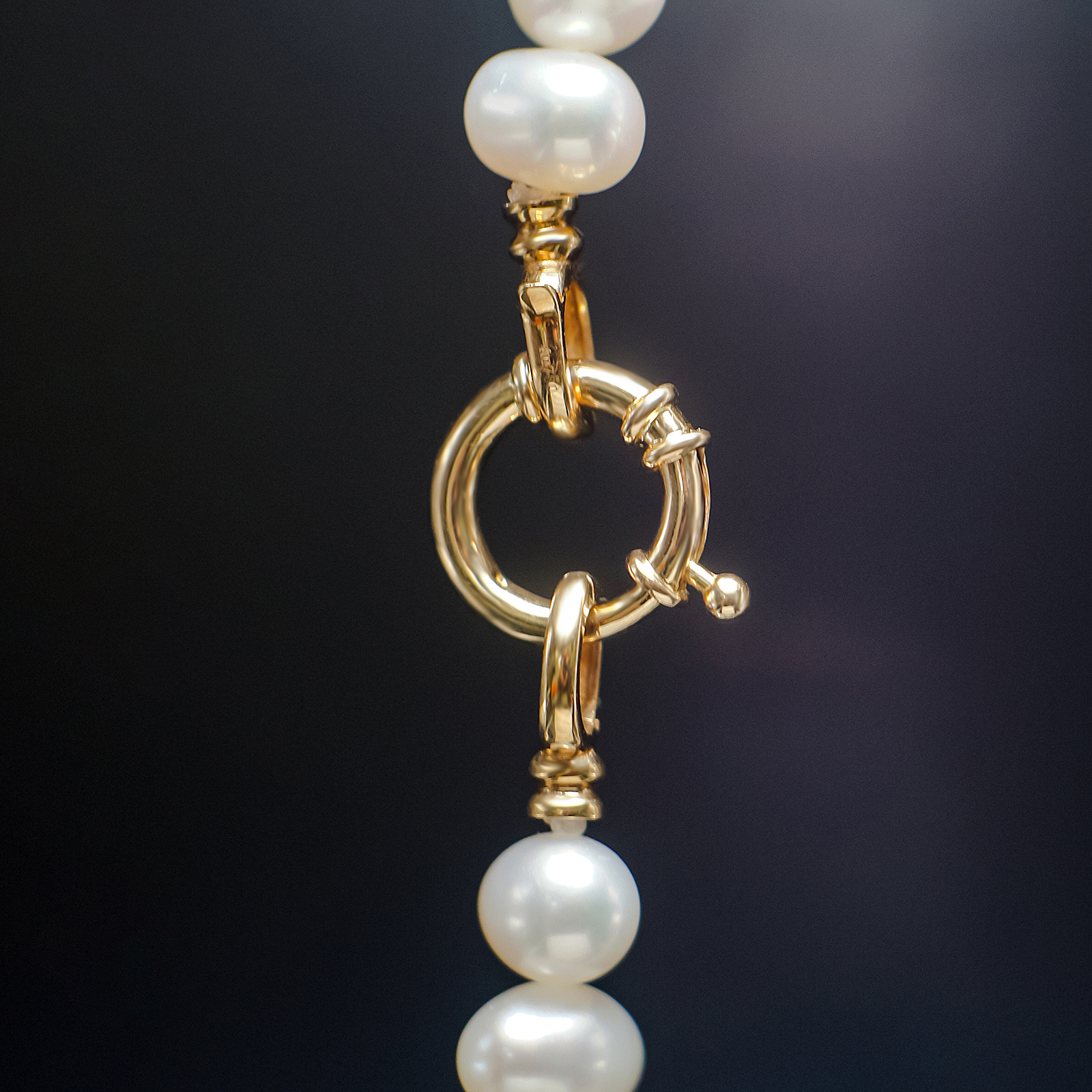 臻怡18K金佛牌扣气泡扣泡泡扣