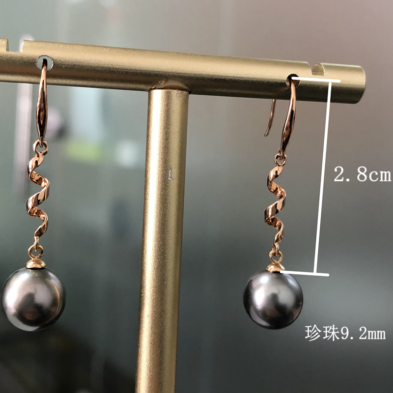 臻怡18k金颜色时尚潮流女款耳饰