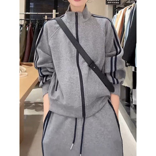 气质减龄时尚套装2026春季新款轻奢洋气潮流休闲百搭外套+阔腿裤
