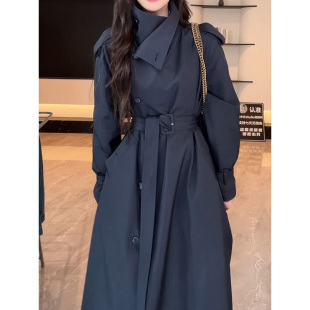 高级感气质名媛高领羽绒服2025秋冬新品超仙减龄百搭长款风衣外套