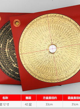 集福堂罗盘风水指南针包邮专业