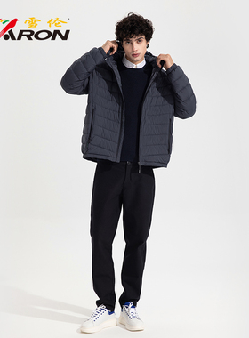 雪伦男士反季轻薄羽绒服短款连帽商务休闲外套