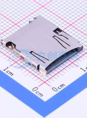 TF-111-ARP10 PUSH 自弹式1.68H TF卡座 替代DM3AT-SF-PEJM5