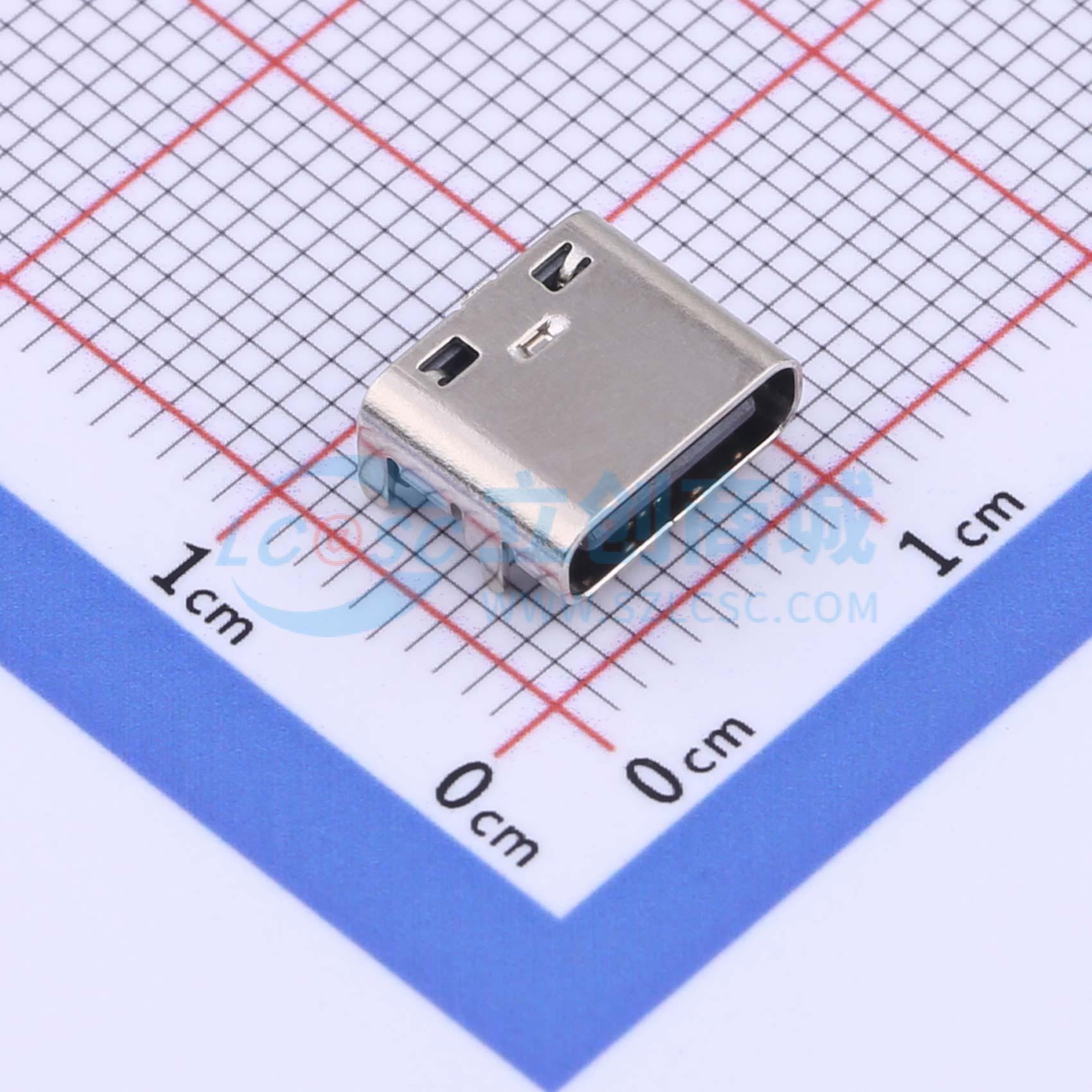 TYPE-C-31-M-12 USB连接器 Type-C母座 USB插座 SMD卧贴/16P全新