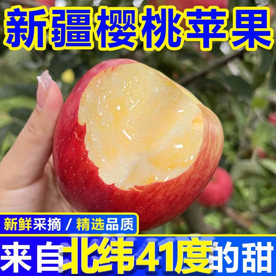 正宗新疆樱桃小苹果孕妇水果正宗苹果