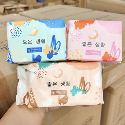 女性刚需囤~韩国小众红豆杉芯片瞬息超波卫生巾姨妈巾 到26年8月
