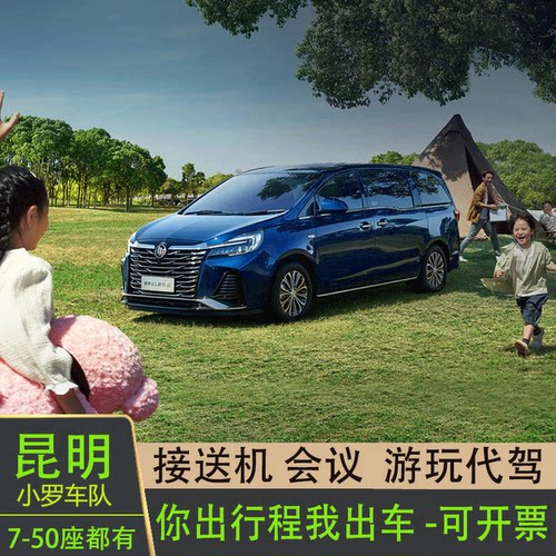 云南租车自由行汽车租赁昆明租车石林抚仙湖一日游包含代驾