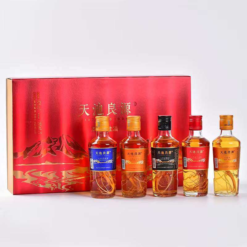 天池良源黄精酒拼礼盒包邮过年礼品送父亲长白山抚松兴隆酿酒