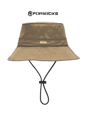 户外防水渔夫帽夏季薄款遮阳防晒帽吸汗速干折叠情侣款FK11