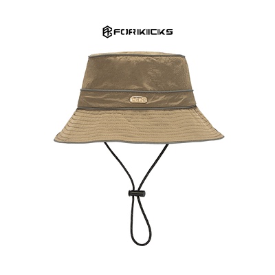 户外防水渔夫帽夏季薄款遮阳防晒帽吸汗速干折叠情侣款FK11