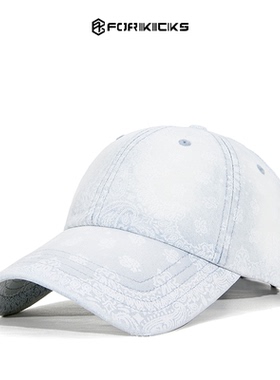 forkicks潮流百搭褪色腰果棒球帽大头围宽檐遮阳透气大头帽FK62