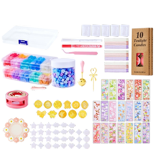 三年二班火漆印章流体熊咕卡贴纸套装章头K火星印章女孩火气印章diy蜡烛女生暴力熊收纳盒古卡大礼包