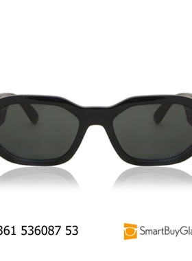 范思哲墨镜Versace方框女黑色时尚复古太阳眼镜VE4361