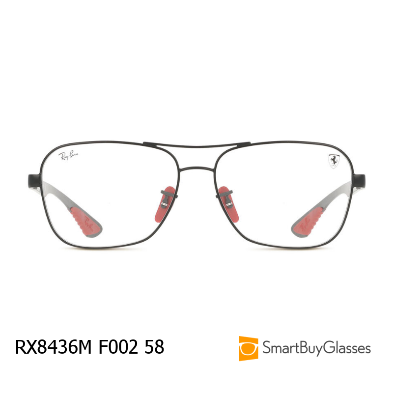Ray-Ban雷朋金属方框镜架男女商务近视眼镜框RX8436M
