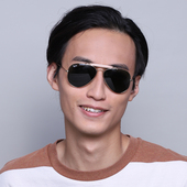 细椭圆框男女款 RayBan雷朋新品 太阳镜飞行员款 开车护眼墨镜RB3030