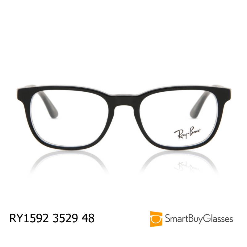 rayban眼镜雷朋儿童镜架醋酸纤维方框光学镜框 RY1592