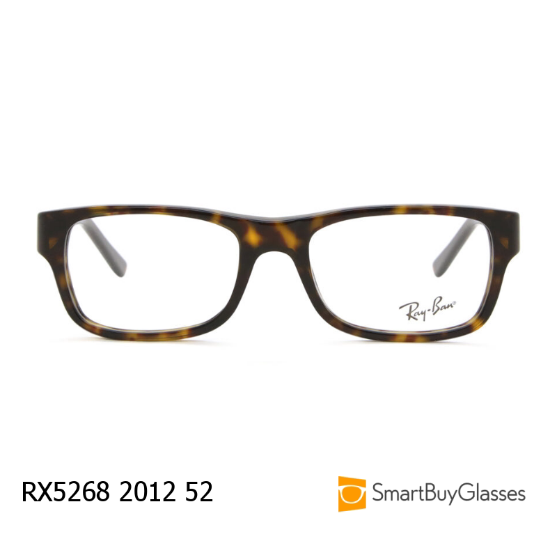 Rayban眼镜雷朋方框眼镜架男女时尚简约板材玳瑁镜架 RX5268