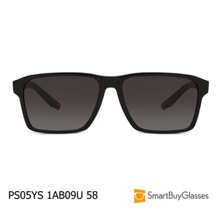 方框太阳镜遮阳墨镜黑色户外防晒眼镜 Rossa PS05YS Linea Prada