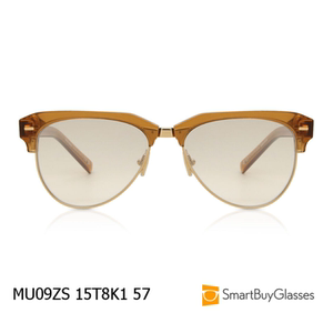 MiuMiu玳瑁半框防晒太阳眼镜