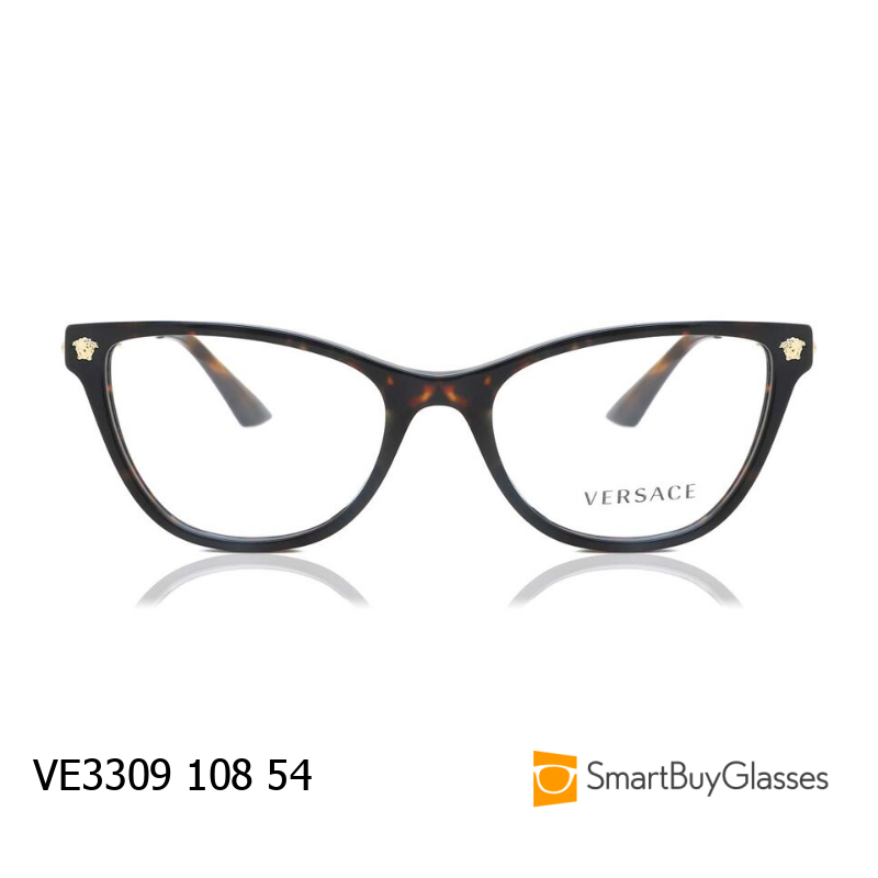 versace眼镜范思哲猫眼眼镜架女士框架眼镜 VE3309