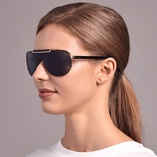 Versace范思哲太阳眼镜正品 护目镜墨镜VE2140 男女轻便网红一片式