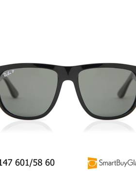 rayban雷朋墨镜男女方框黑色时尚大框太阳眼镜 RB4547 P
