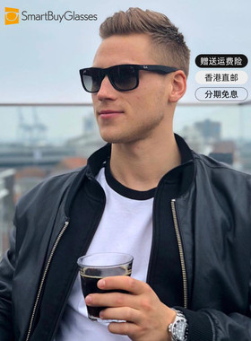 Rayban雷朋太阳镜 时尚户外男女遮阳复古粗框偏光墨镜 RB4165 P