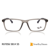 rayban雷朋眼镜方框眼镜架男女简约框架镜 RX7056