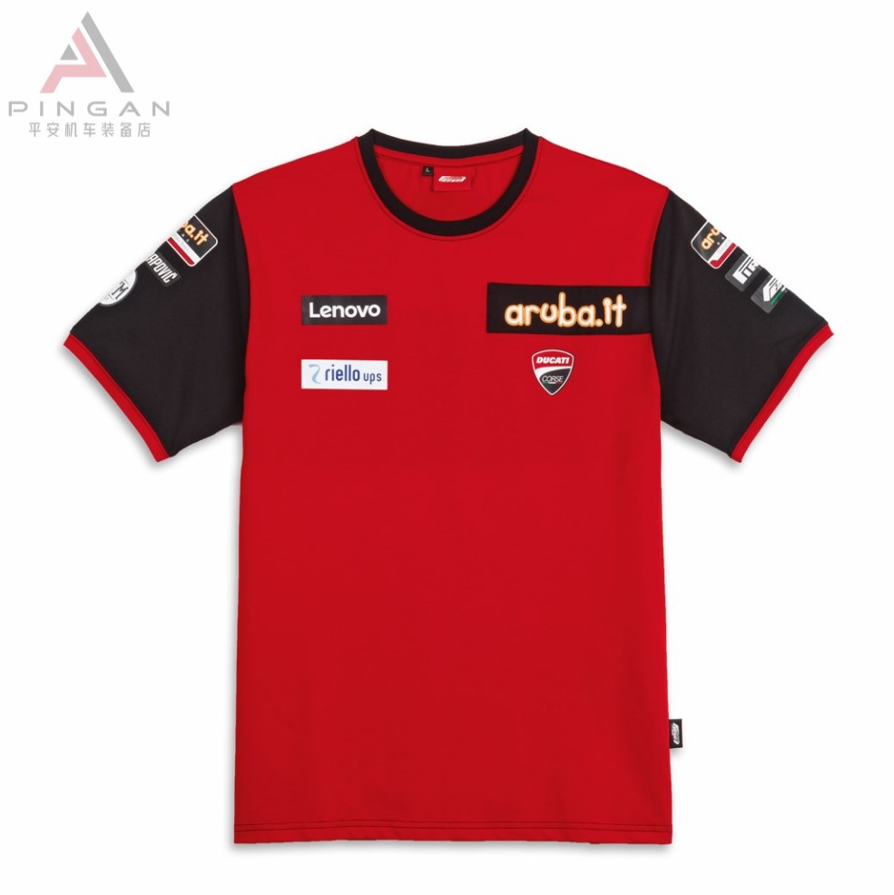杜卡迪SBK Team Replica 26厂队T恤正品意大利赛车摩托车短袖圆领