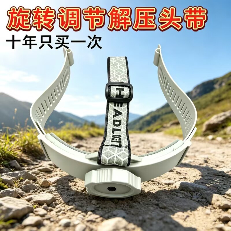 头灯带子加厚橡胶新款耐用高弹力