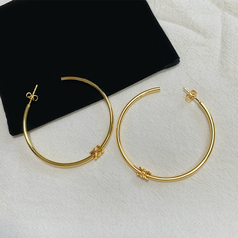 奥米迪奥凯旋门大圈圈耳环女欧美高级感个性夸张耳圈明星同款耳饰