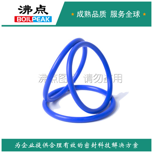 沸点蓝色FVMQ氟硅胶胶圈耐高低温