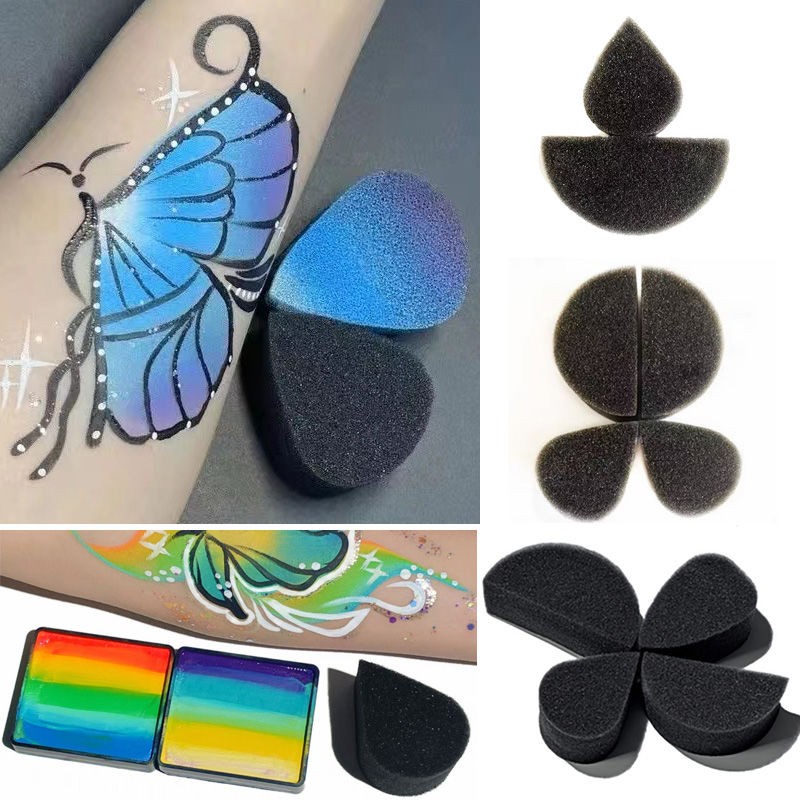 人体面部彩绘海棉彩绘颜料打底绵